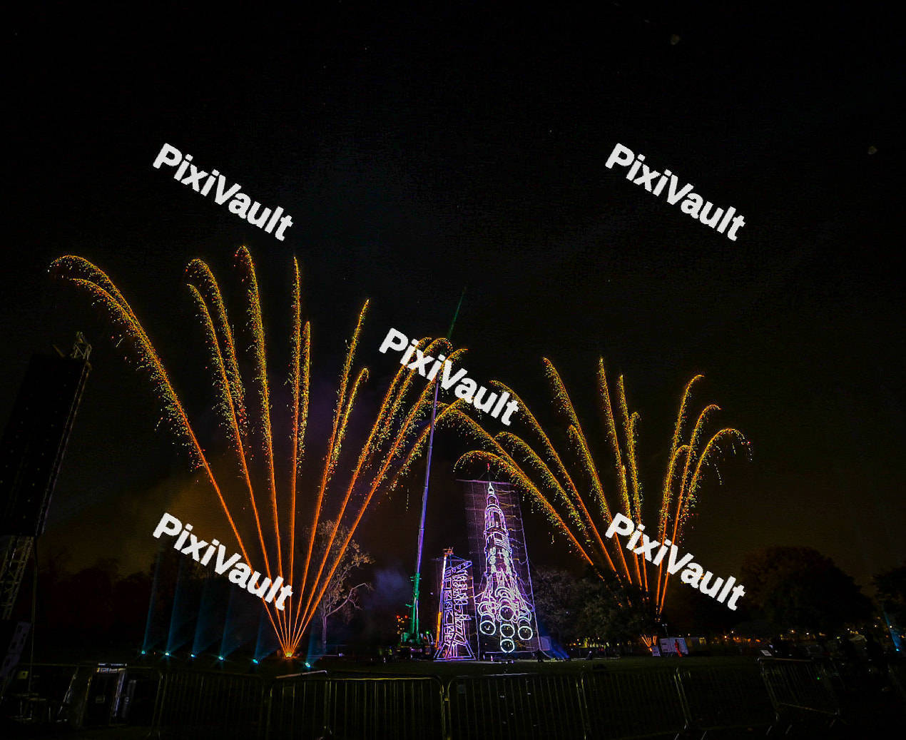 Two Fireworks